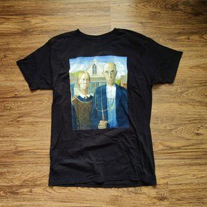 Black "American Gothic" Shirt | Men's Size L